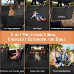 Paw Deck™ Hard Base Dog Car Seat Protector | Waterproof Back Seat Cover for Cars, SUVs & Utes