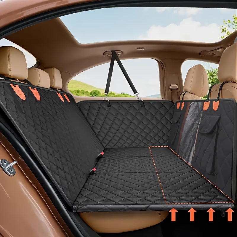 Paw Deck™ Hard Base Dog Car Seat Protector | Waterproof Back Seat Cover for Cars, SUVs & Utes